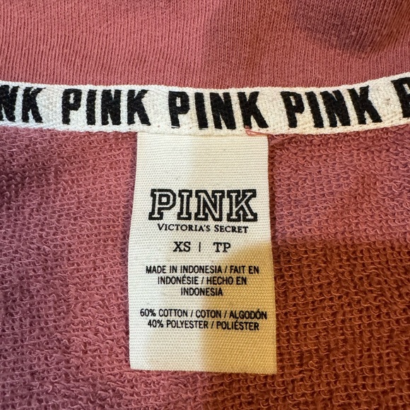 VS PINK Quarter Zip Sweatshirt - Picture 2 of 6